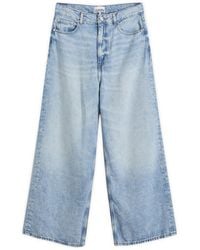 Ganni - Soft Rigid Denim Baggy Jeans - Lyst