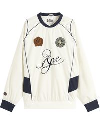 A Bathing Ape - Multi Logo Relaxed Fit Pullover - Lyst