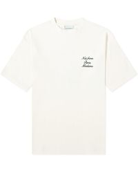 Drole de Monsieur - Script Logo T-Shirt - Lyst
