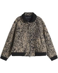 Engineered Garments - Leopard Jacquard Ll Jacket - Lyst
