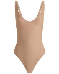 Skims - Body Core Sculpt Plunge Thong Bodysuit - Lyst