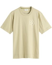 NN07 - Pedro Embroidered Flower T-Shirt - Lyst