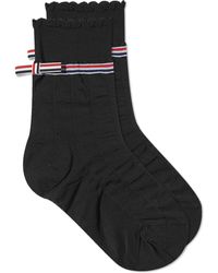 Thom Browne - Ankle Rwb Stripe Ankle Socks - Lyst
