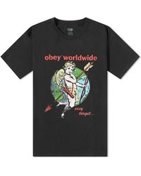 Obey - Cherub Easy Target T-Shirt - Lyst