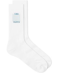 Casablanca - Square Logo Socks - Lyst