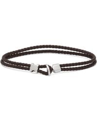Miansai - Orson Braided Leather Bracelet - Lyst