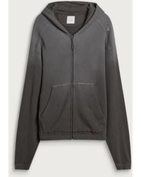 ROA - Bee Sun Faded Organic Waffle Zip Hoodie - Lyst