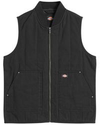 Dickies - Quilted Canvas Vest - Lyst