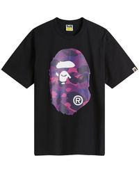 A Bathing Ape - Camo Big Ape Head T-Shirt - Lyst