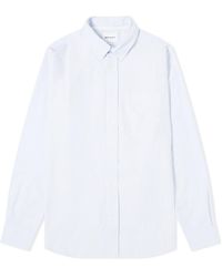 Norse Projects - Algot Oxford Monogram Shirt - Lyst