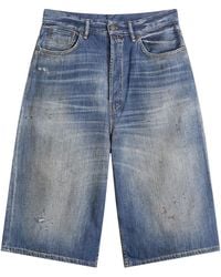 Acne Studios - Judda Trafalgar Denim Shorts - Lyst