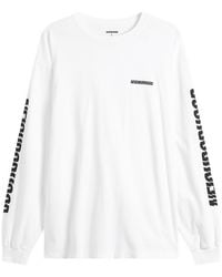 Neighborhood - Ls-1 Distorted Logo Long Sleeve T-Shirt - Lyst