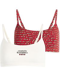 Skims - X Cpfm Cotton Jersey Scoop Bralette 2-Pack - Lyst