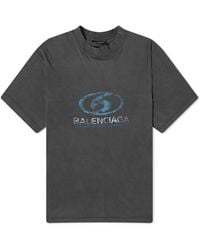 Balenciaga - Surf Logo T-Shirt - Lyst