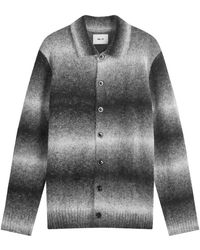 NN07 - Alfie Gradient Polo Cardigan - Lyst