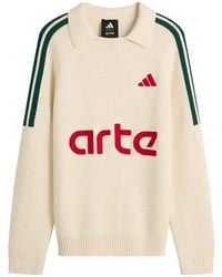 adidas - X Arte Long Sleeve Knit Jersey Top - Lyst