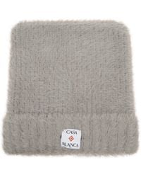 CASABLANCA - Fluffy Nylon Square Hat - Lyst