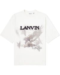 Lanvin - X Future Eagle Print T-Shirt - Lyst