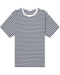 Nanamica - Coolmax Striped T-Shirt - Lyst
