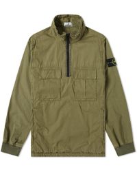 stone island popover shirt