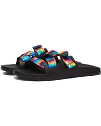 glide blue chacos