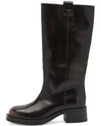 Alohas - Sajan Vintage Effect Leather Boots - Lyst