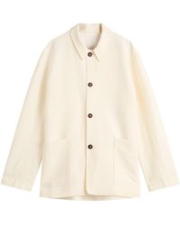 Studio Nicholson - Nopi Cotton Linen Shirt Jacket - Lyst