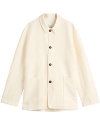 Studio Nicholson - Nopi Cotton Linen Shirt Jacket - Lyst