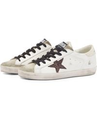 Golden Goose - Super Star Leather Sneakers - Lyst