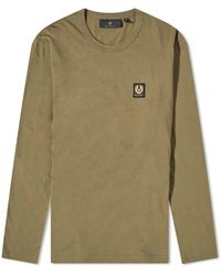 Belstaff - Long Sleeve Patch T-Shirt - Lyst