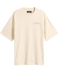 Amiri - Ma Check Patch Skate T-Shirt - Lyst