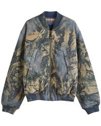 Acne Studios - Oliev Denim Mossy Oak Bomber Jacket - Lyst