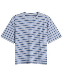 YMC - Triple Rapport Stripe T Shirt - Lyst