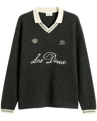Les Deux - Waffle Long Sleeve Football Jersey - Lyst