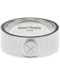 Maison Margiela 11 Screw Band Ring - Metallic