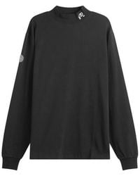Malbon - Upland Mock Neck Long Sleeve T-Shirt - Lyst