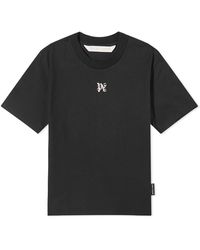 Palm Angels - Monogram Logo Fitted T-Shirt - Lyst