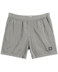 Stone Island - Nylon Metal Swim Shorts - Lyst