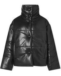 Nanushka - Hide Leather Look Jacket - Lyst