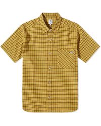 POLAR SKATE - Mitchell Short Sleeve Check Shirt - Lyst