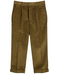 Ami Paris - Corduroy Velvet Carrot Pants - Lyst