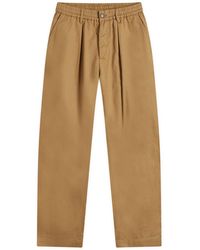 Universal Works - Twill Pleated Oxford Pants - Lyst