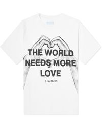 3.PARADIS - Twnml Hands & Heart T-Shirt - Lyst
