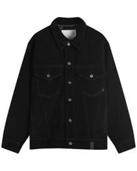 WTAPS - 01 Synthetic Suede Trucker Jacket - Lyst