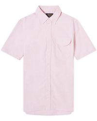 Beams Plus - Button Down Short Sleeve Oxford Shirt - Lyst