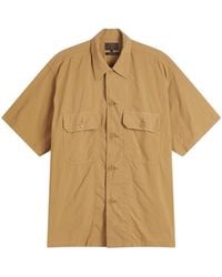 Beams Plus - Textured Ripstop Short Sleeve Shirt - Lyst