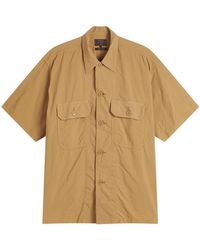 Beams Plus - Textured Ripstop Short Sleeve Shirt - Lyst