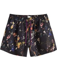 Paul Smith - Botanical Print Swim Shorts - Lyst