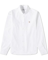 Maison Kitsuné - Fox Head Embroidery Classic Shirt - Lyst