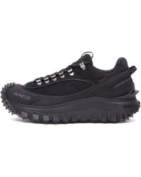 Moncler - Trailgrip Apex Leather & Suede Sneakers - Lyst